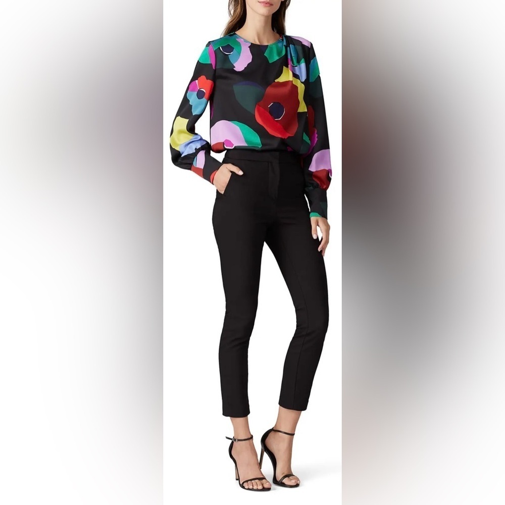 KATE SPADE FLORAL BLOUSE - Picture 2 of 6